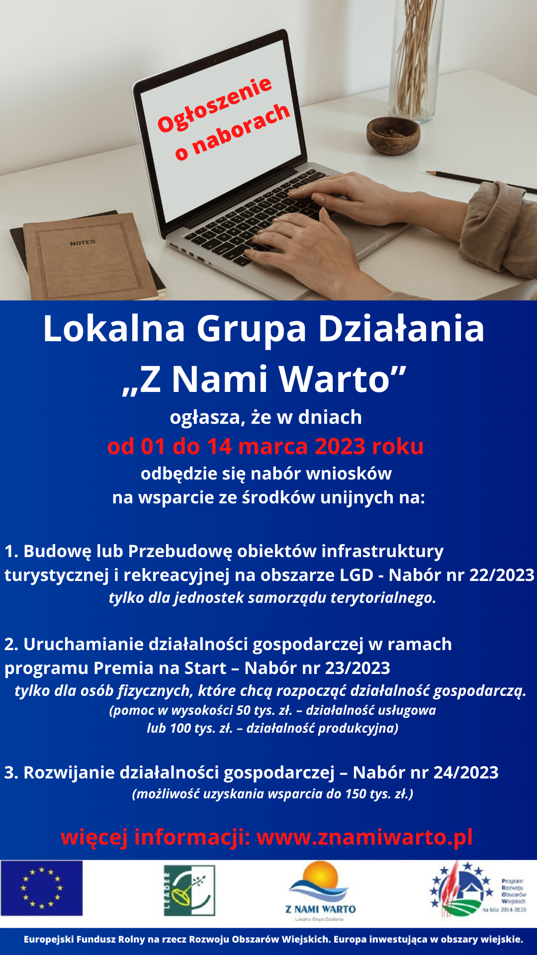 Ogłoszenie o naborze wniosków